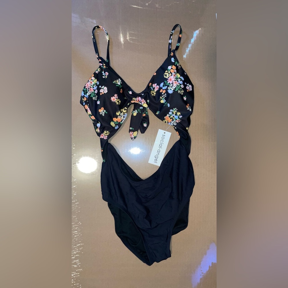 Floral One Piece Bathing Suit